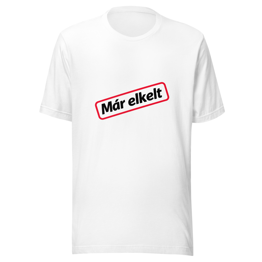 Funny Hungarian "Sold Out" Text