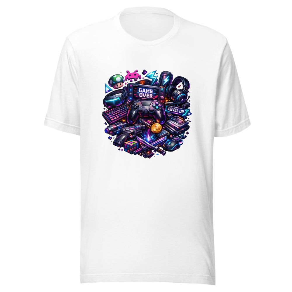 Gamer Stuff Logo Cyberpunk Style