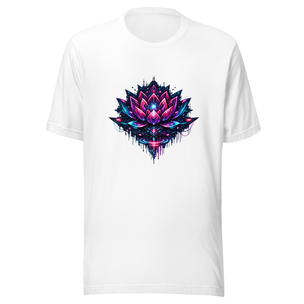 Lotus Flower Cyberpunk Style
